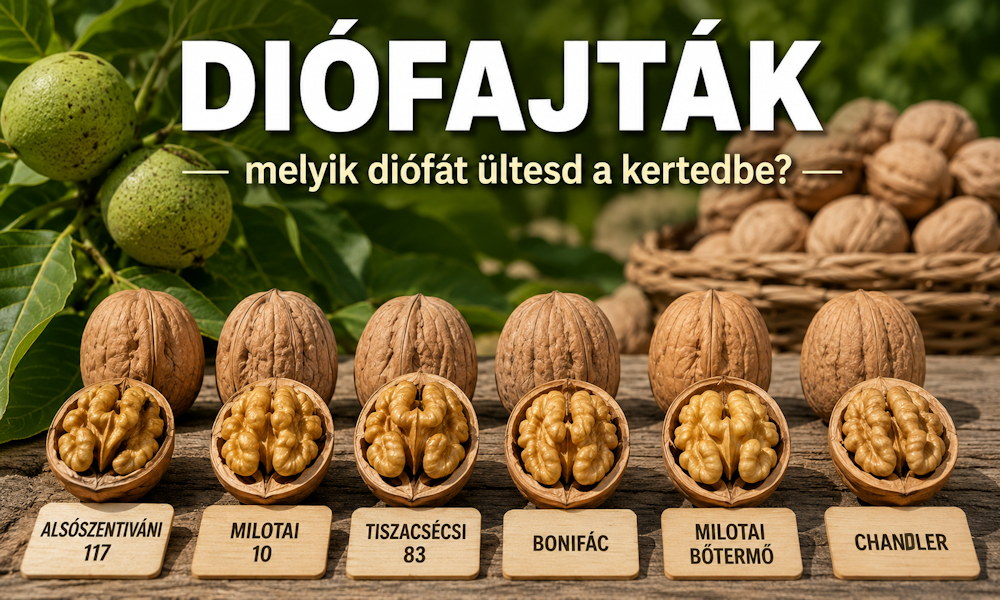 Diófajták összehasonlítása: melyik diófát ültesd, ha nem csak árnyékot, hanem rendes termést is szeretnél?