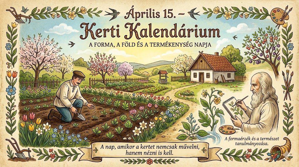 Április 15. A forma, a föld és a termékenység napja a Kerti Kalendáriumban