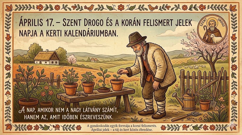 Április 17. Szent Drogo és a korán felismert jelek napja