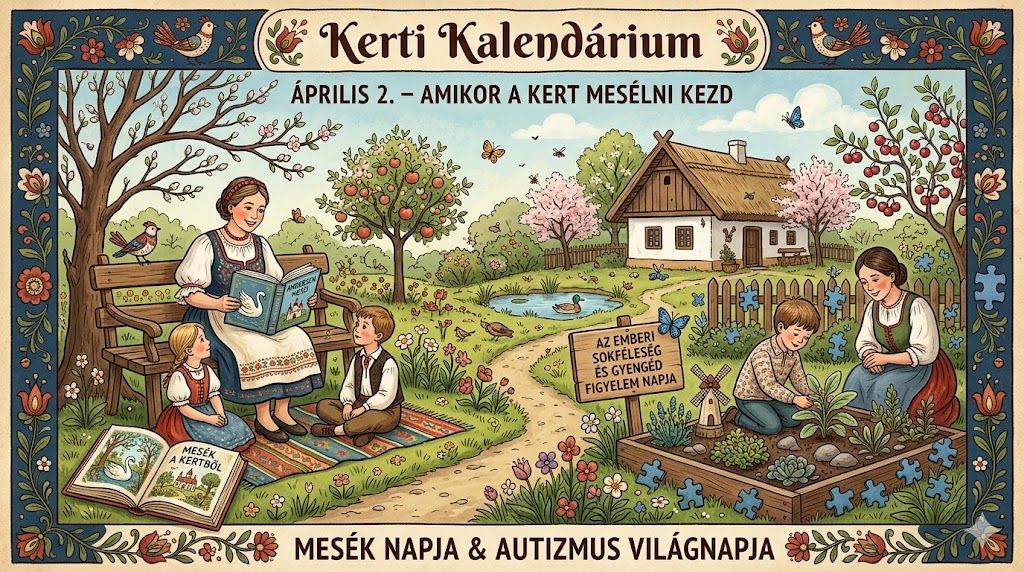 Április 2. A kert halk meséi és a figyelem napja