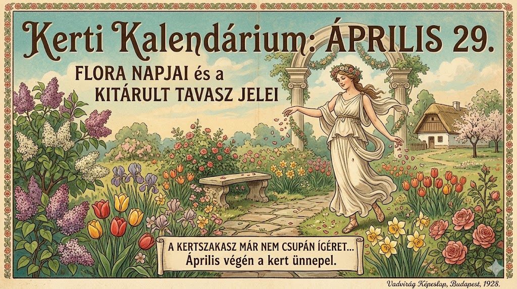 Április 29. Flora napjai és a kitárult tavasz jelei