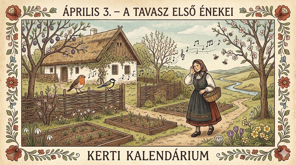 Április 3. A tavasz első énekei
