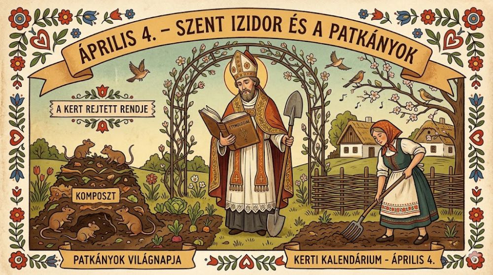 Április 4. Patkány, komposzt és a kert rejtett rendje