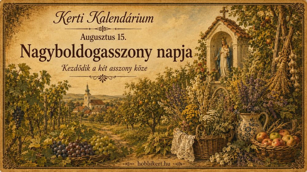Augusztus 15. Nagyboldogasszony napja - kezdődik a „két asszony köze”, a nyár különleges kertészeti időszaka