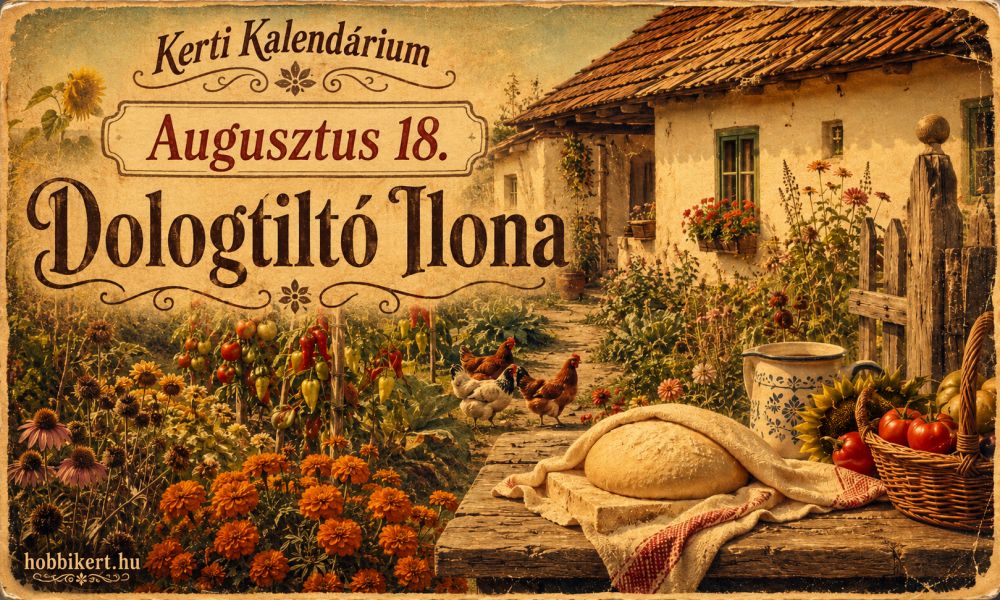Augusztus 18. Dologtiltó Ilona: amikor néha az a legjobb kerti munka, amit nem végzünk el