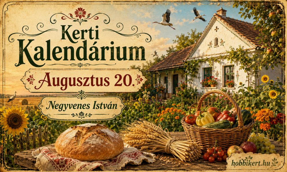 Augusztus 20. Negyvenes István: új kenyér, gólyaindulás és negyven napnyi időjóslás