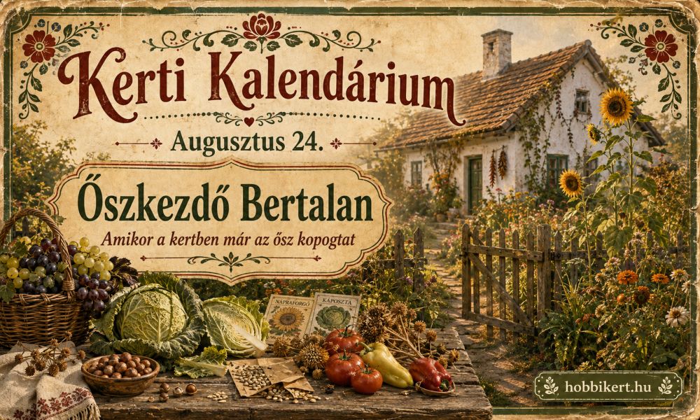 Augusztus 24. Őszkezdő Bertalan: amikor a kertben már az ősz kopogtat