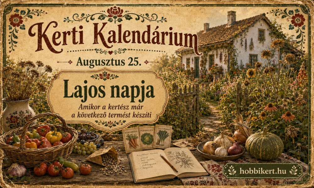 Augusztus 25. Lajos napja: amikor a kertész már a következő termést készíti