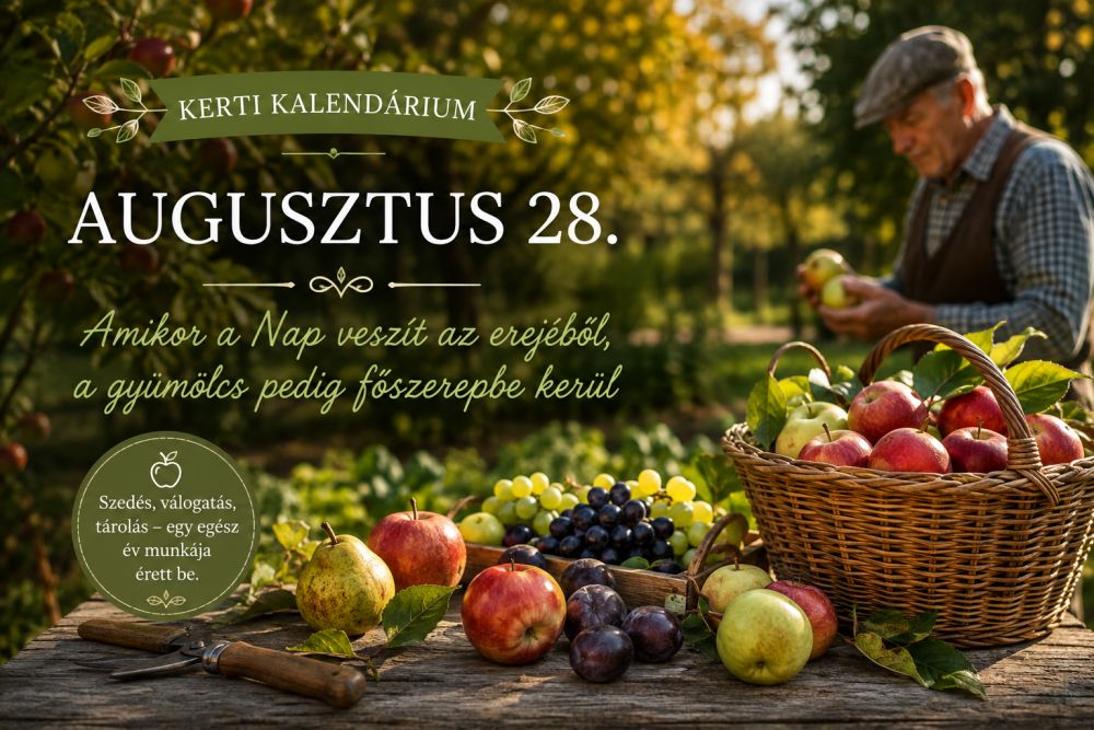 Augusztus 28. Amikor a Nap veszít az erejéből, a gyümölcs pedig főszerepbe kerül