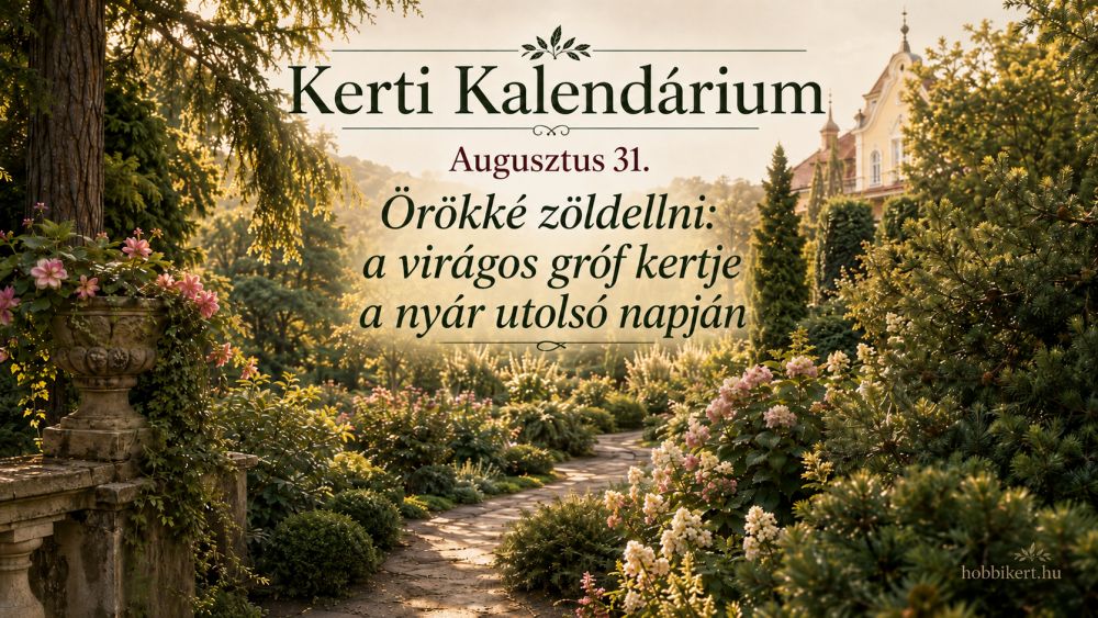 Augusztus 31. Örökké zöldellni: a virágos gróf kertje a nyár utolsó napján