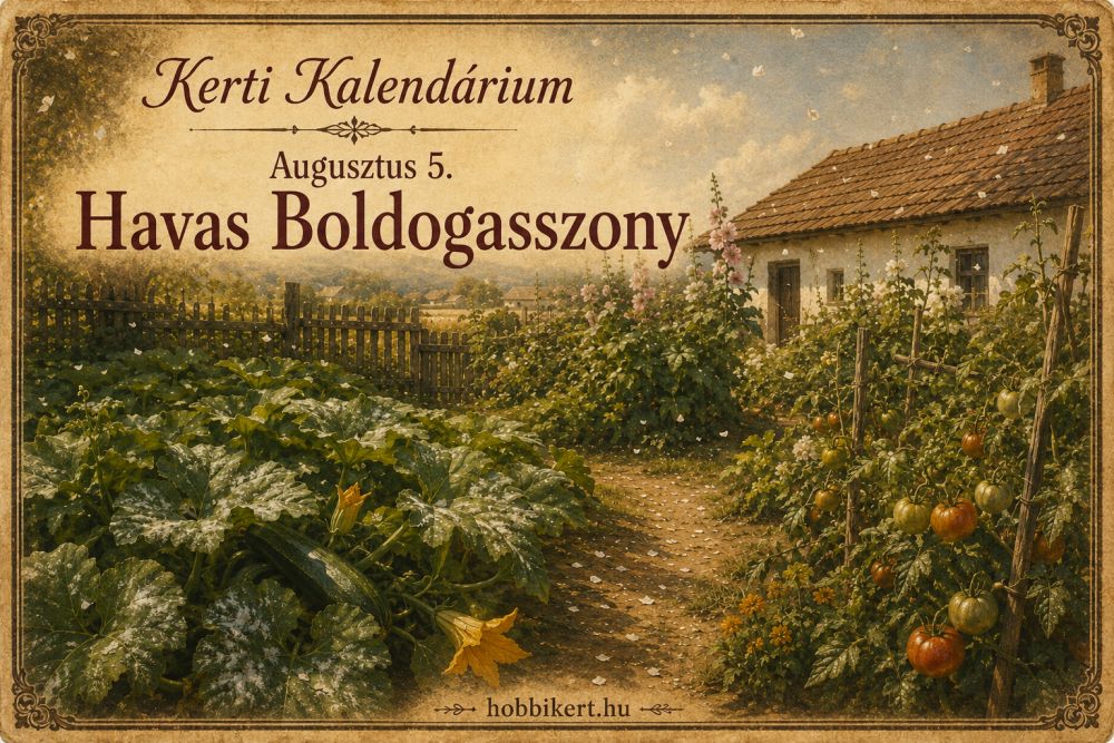 Augusztus 5. Hó a nyárban: Havas Boldogasszony napján ezt a fehér jelet keresd a kertben