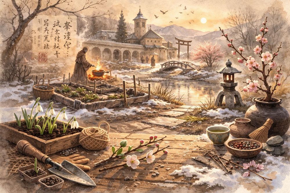 Február 25. Szilvavirág-próba és a tavasz első, óvatos kopogása