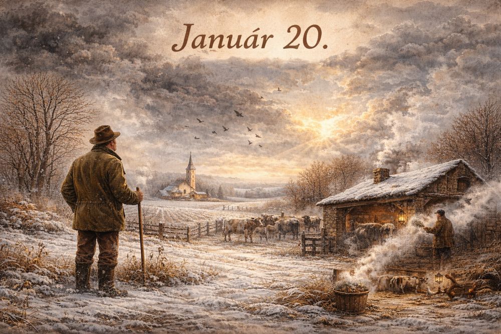 Január 20. Fábián és Sebestyén napja, amikor a tél sorsát figyelték
