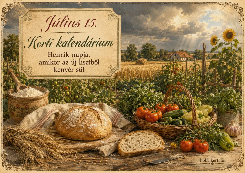 Július 15. Henrik napja, amikor az új lisztből kenyér sül