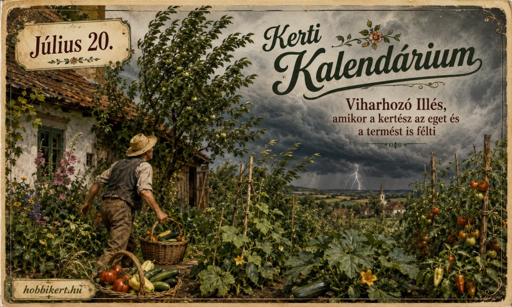 Július 20. Viharhozó Illés, amikor a kertész az eget és a termést is félti