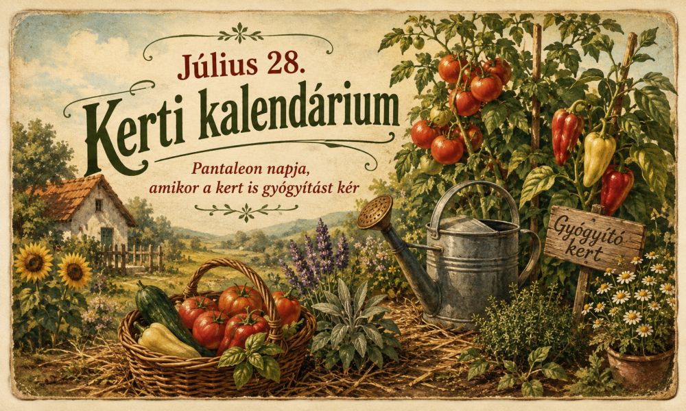 Július 28. Pantaleon napja, amikor a kert is gyógyítást kér