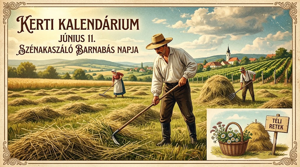 Június 11. Szénakaszáló Barnabás és a rét téli ígérete