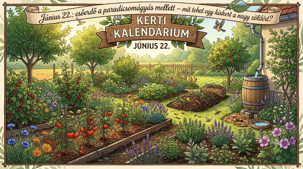 Június 22. Esőerdő a paradicsomágyás mellett – mit tehet egy kiskert a nagy zöldért?