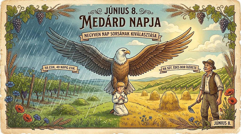 Június 8.: Medárd napja, amikor negyven nap sorsa látszott az égen