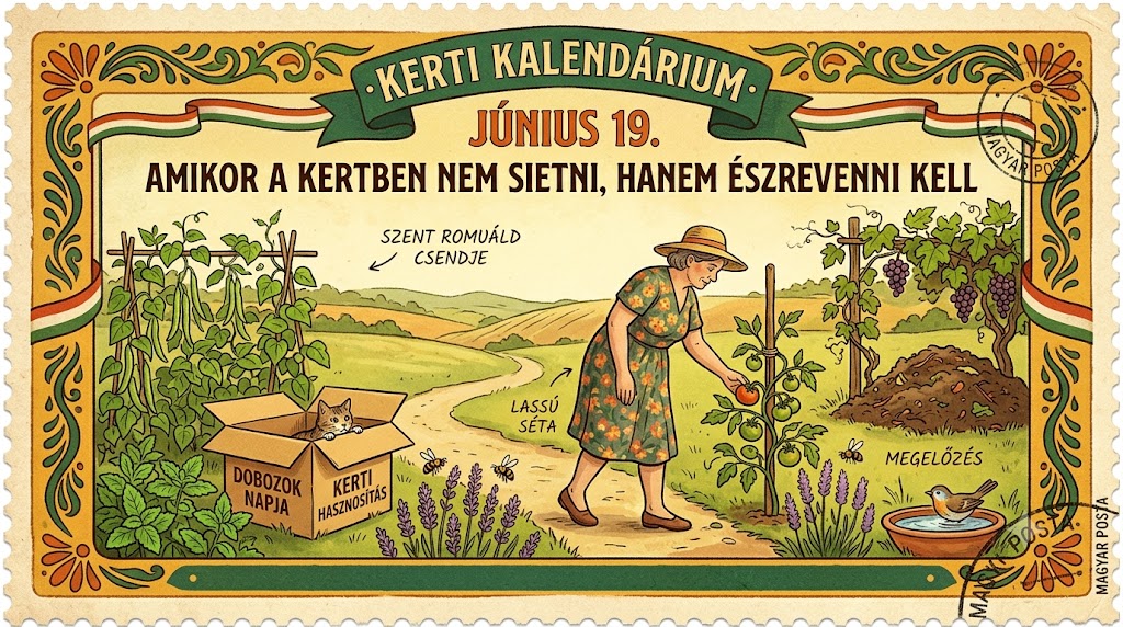 Június 19. Amikor a kertben nem sietni, hanem észrevenni kell