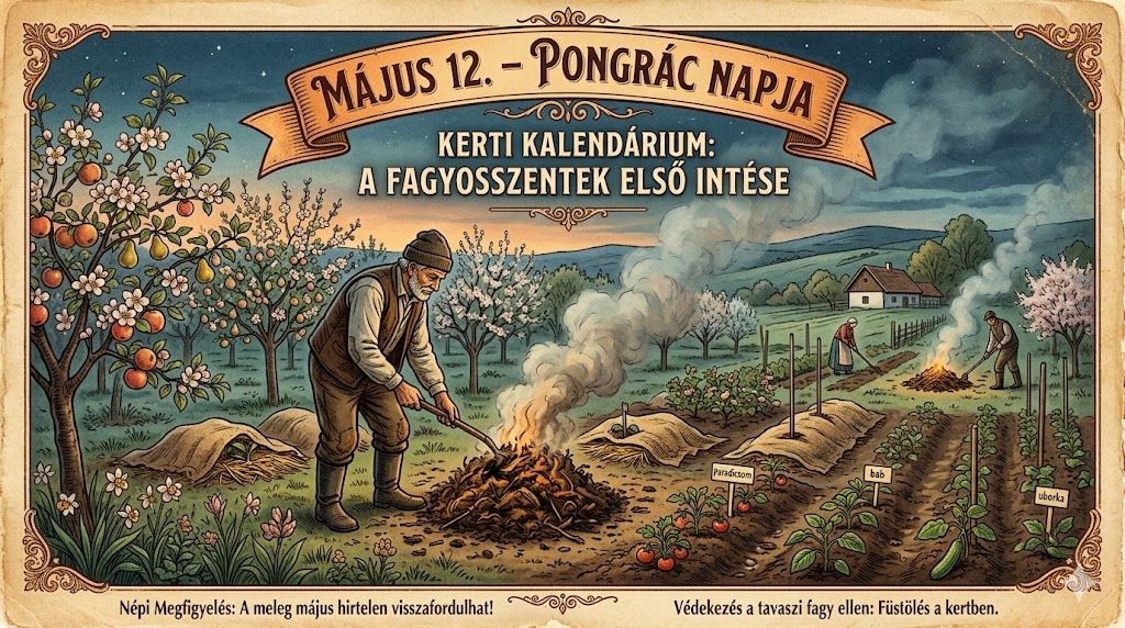 Május 12. Pongrác, a fagyosszentek első hideg intésének napja