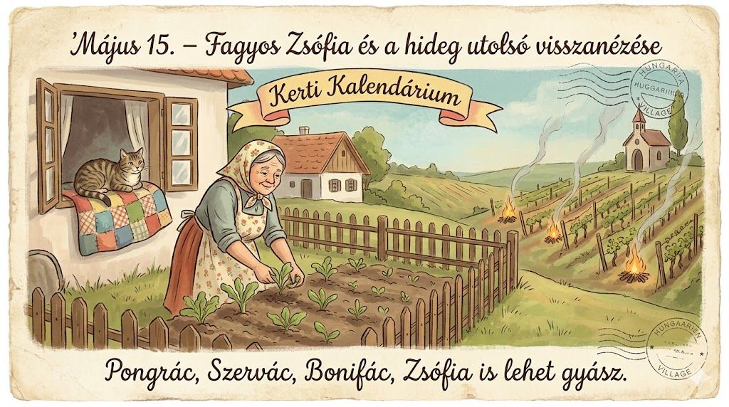 Május 15. Fagyos Zsófia és a hideg utolsó visszanézése