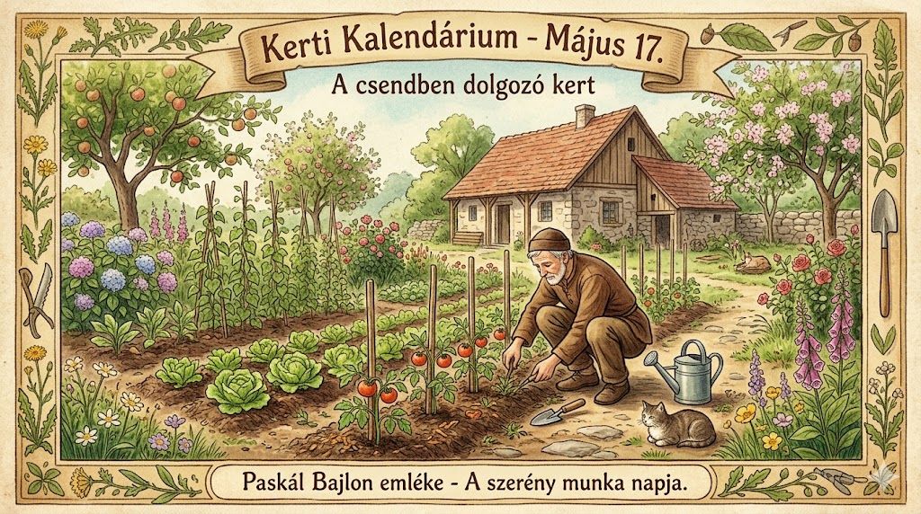 Május 17. Paskál Bajlon és a csendben dolgozó kert