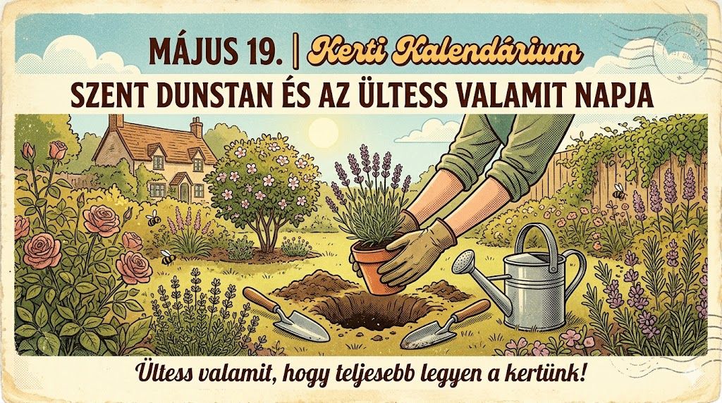Május 19. Szent Dunstan és az ültess valamit napja | Hobbikert Magazin