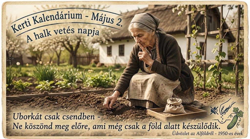 Május 2. Uborkavetés, hallgatás és a kertészkedés régi furfangja