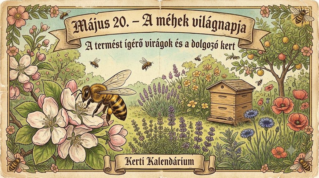 Május 20. A méhek világnapja és a termést ígérő virágok