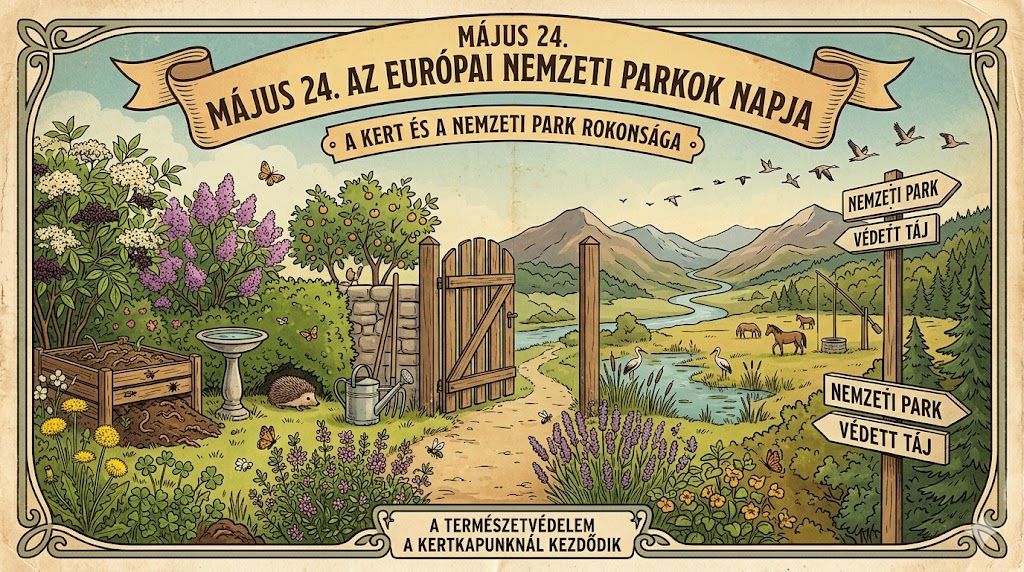 Május 24. Amikor a nemzeti park nem távoli térkép, hanem a kert rokona