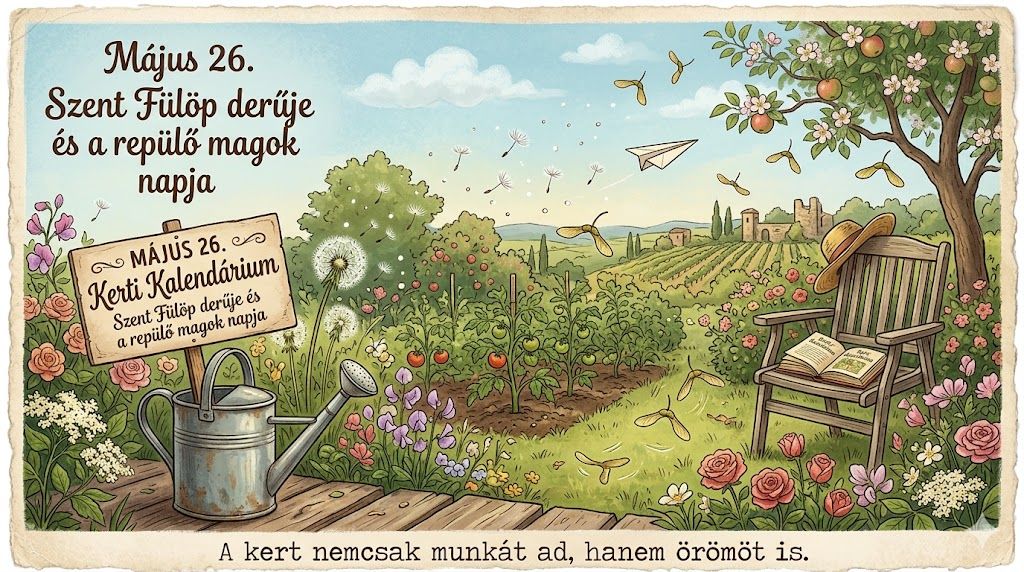 Május 26. Szent Fülöp derűje és a repülő magok napja