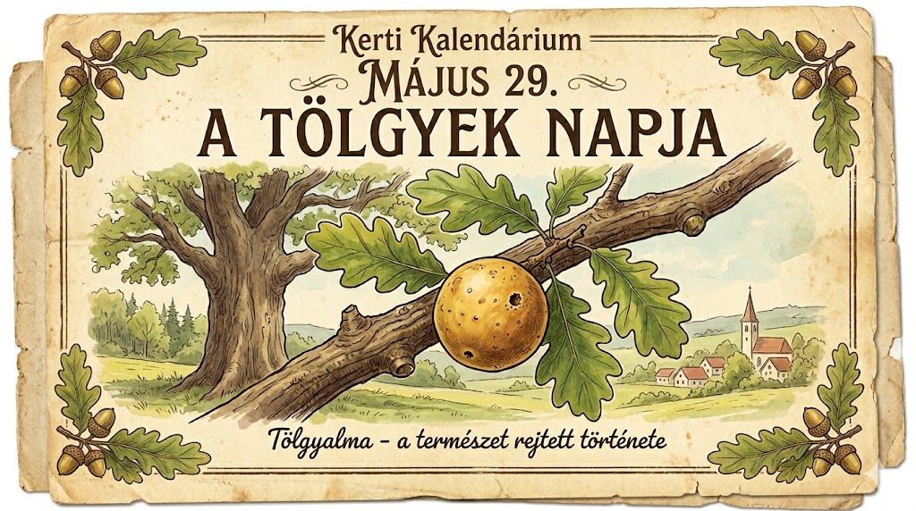 Május 29. Amikor egy furcsa gömb a tölgyön egész történetet rejt