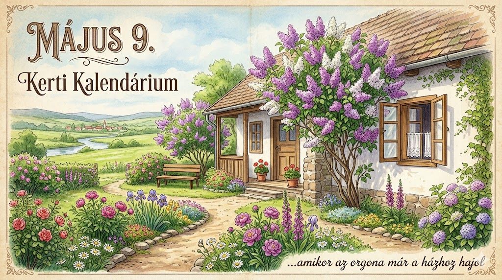 Május 9. Amikor az orgona már a házhoz hajol