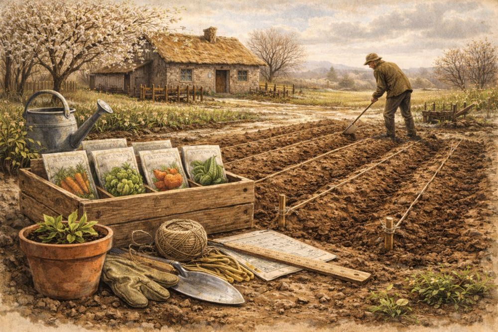 Március 14. Amit most elárul a kert, abból lesz a tavasz rendje