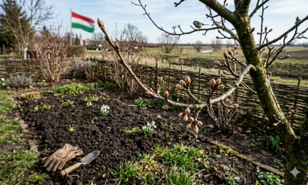 Március 15. A kert már tudja, hogy megindult a tavasz