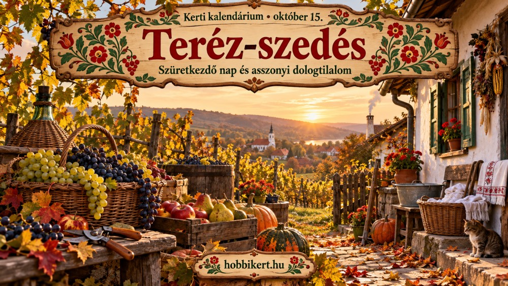 Október 15. Teréz-szedés: amikor az asszonyok pihentek, a föld pedig hálát adott