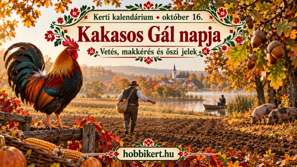 Október 16. Kakasos Gál napja