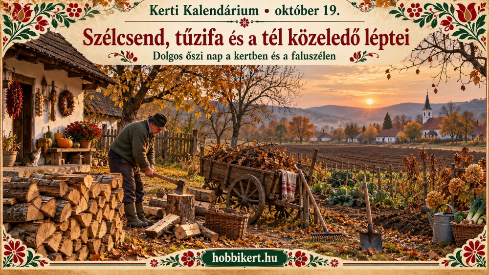 Október 19. Szélcsend, tűzifa és a tél közeledő léptei