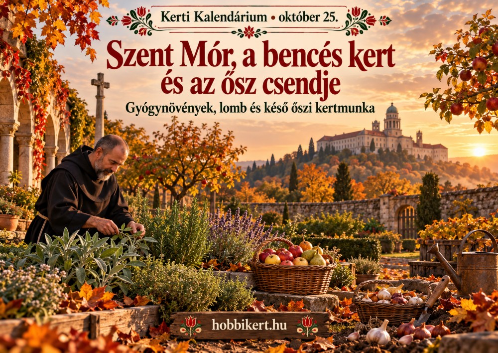 Október 25. Szent Mór, a bencés kert és az ősz csendje