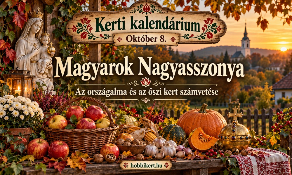 Október 8. Magyarok Nagyasszonya, az országalma és az őszi kert számvetése