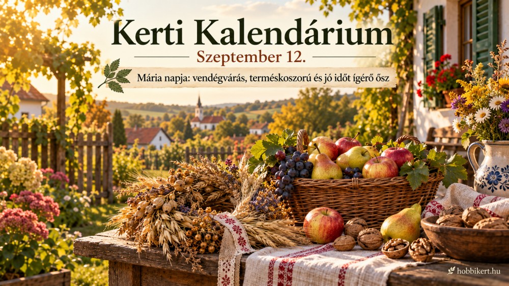 Szeptember 12. Mária napja: vendégvárás, terméskoszorú és jó időt ígérő ősz