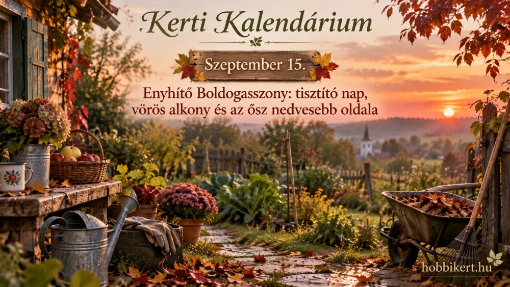 Szeptember 15. Enyhítő Boldogasszony: tisztító nap, vörös alkony és az ősz nedvesebb oldala
