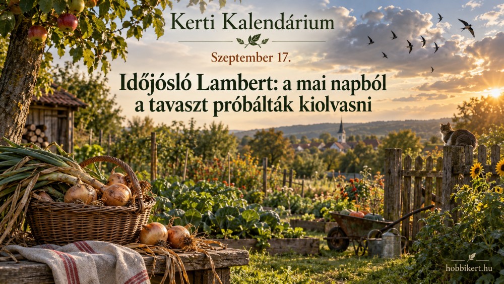 Szeptember 17. Időjósló Lambert: a mai napból a tavaszt próbálták kiolvasni