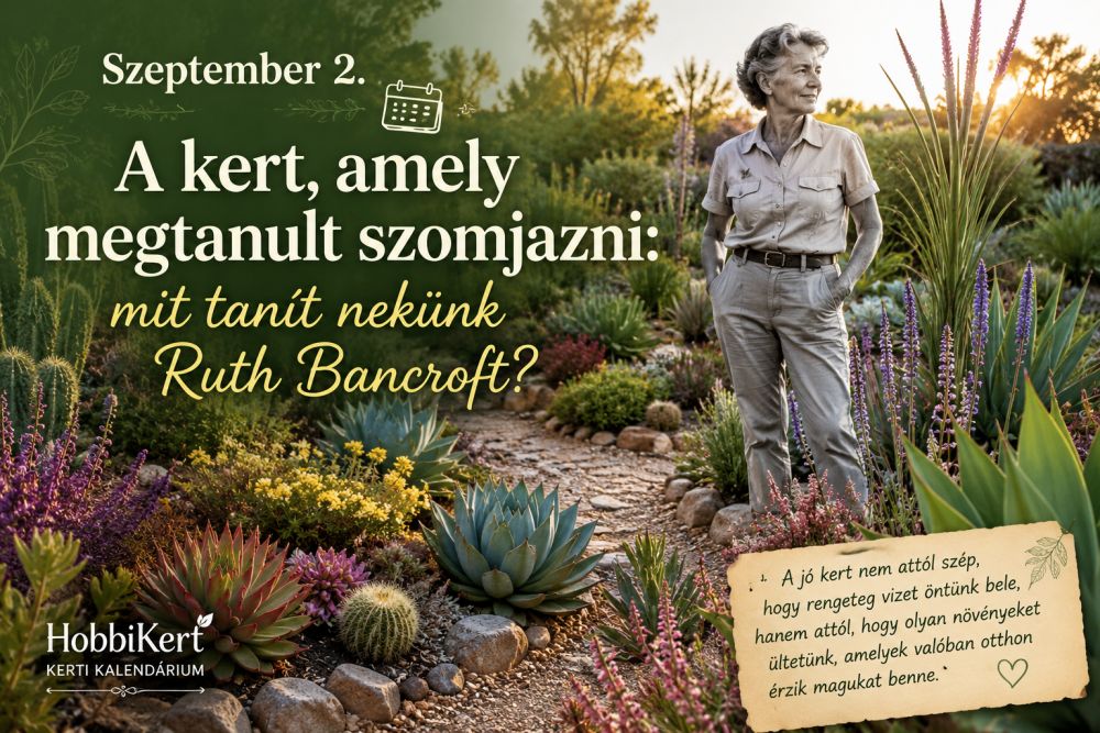 Szeptember 2. A kert, amely megtanult szomjazni: mit tanít nekünk Ruth Bancroft?