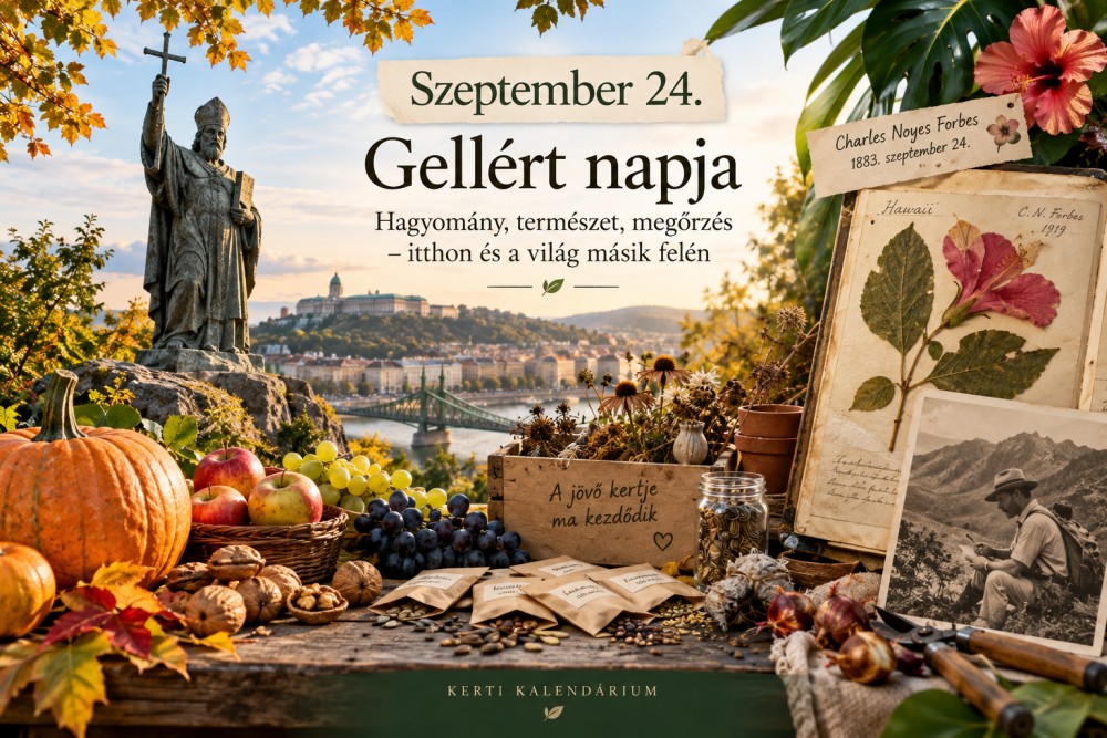 Szeptember 24. Gellért napja: hegy, forrás és az őszben megőrzött növényvilág