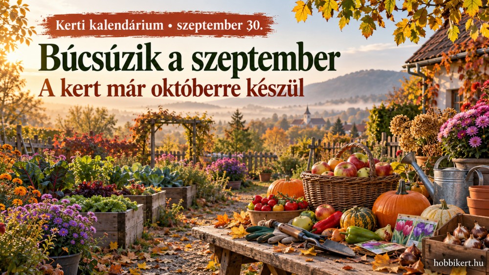 Szeptember 30. Búcsúzik a szeptember, a kert már októberre készül