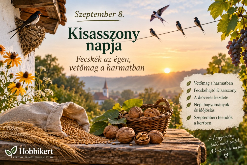 Szeptember 8. Kisasszony napja: fecskék az égen, vetőmag a harmatban