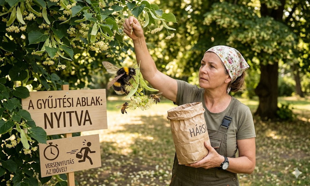 Amikor illatozni kezd a hárs, gyorsan nyílik a gyűjtési ablak