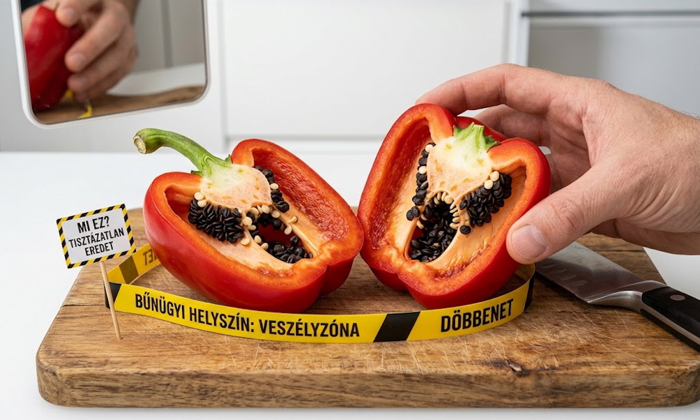 A paprika belsejében feketednek a magok – még ehető?